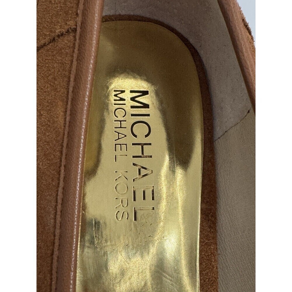 Michael Michael Kors Rory Loafer Wedge Heels Walnut Womens  SIZE 91/2 - Picture 9 of 14